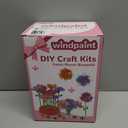 windpaint Toys for Girls 3 4 5 6 7 8 9 10 Years Old, DIY Craft Kits for Kids, Fabric Flower Bouquets for Girls Gifts, Educational Learning Detective Toys for Toddler Kids,Birthdays Gifts (Purple) (Pink)