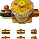gas safety timer automatic shut off valve,110000 BTU, 1/2" or 3/8" NPT, non electric,Outdoor BBQ Shut Off Valve for Natural Gas Grill and Propane Grill