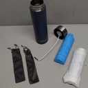 DISONCARE Odyssey 60H Insulin Cooler Travel case Digital Display Medication Cooler for Medicine Travel TSA Approved Ice Pack Diabetic Medical Cooler Diabetes Bag EpiPen with QR Medical Tag(Navy Blue