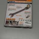 HORUSDY 12-Piece SAE Flex-Head Ratcheting Wrench Set with Organizer | 1/4 to 7/8 Ratchet Combination Wrenches Set | 72-Teeth | Chrome Vanadium Steel