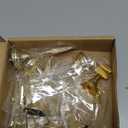 12 Pcs Table Number Holders Gold Metal Place Card Holders with Alligator Clip Table Card Holder Tables Number Stands Tables Sign Holders for Wedding Anniversary Birthday Party