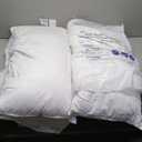 FLUFFCO Pillow 2 Pack, White Color, Size 20" x 36"