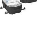 Travel Vacuum Seal Backpack for Clothing with Hand Pump 18x14x8 inches Personal item Travel Essentials Storage Backpacks Vacuum Sealed Work laptop Backpack Carry on Flight Approved for Women Men Black (Large)