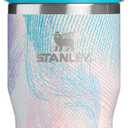 STANLEY IceFlow 2.0 Flip Straw Tumbler with Handle 20 oz | Twist On Lid and Flip Up Straw | Leakproof Water Bottle | Insulated Stainless Steel | BPA-Free | Sea Glass Plume