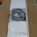 3-Light Bathroom Vanity Light Fixture, Brushed Nickel Compact Vanity Light with White Frosted Glass Shades for Mirror, Bathroom, Living Room, Modern Style, E26 Base, 16 Inch