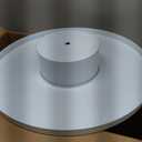 16 Inch White Cake Stand Metal with Knife Spatula Set
