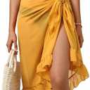 2 Pcs Eicolorte Women Beach Sarong Bikini Bathing Suit Swimsuit Scarf Swimwear Coverup Sarong Pareo Wraps for Women