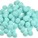 MECCANIXITY Pom Felt Balls Felting Fabric 1.5cm 15mm Light Green for Home Crafts Project DIY Pack of 100