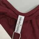 PRETTYGARDEN Womens Summer Short Sleeve Tops Boat Neck Ribbed Knit Slim Fit T Shirt Casual Basic Top 2026 Spring Clothes (X-Large, Wine Red)