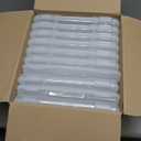 IRIS USA Board Game Storage Craft Organizer Box with Snap-Tight Latch Lid, 10-Pack Portable Plastic Case Bin for Puzzles, Magazines, Hobbies, Art Supplies, Fits 8.5" x 11" & A4 Papers, Slim, Clear