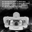 cciyu Rear Right Disc Brake Caliper w/Bracket 19B6270S 2010-2016 For Hyundai For Santa Fe,2013-2018 For Hyundai For Santa Fe Sport,2013-2016 For Hyundai For Santa Fe XL,2011-2020 For Kia For Sorento