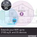 NETGEAR WiFi Mesh Range Extender (EX6400) - Add up to 2,100 sq. ft., 35 Devices - AC1900 Dual Band Wireless Signal Booster & Repeater (up to 1.9 Gbps Speed), Smart Roaming Free Expert Help
