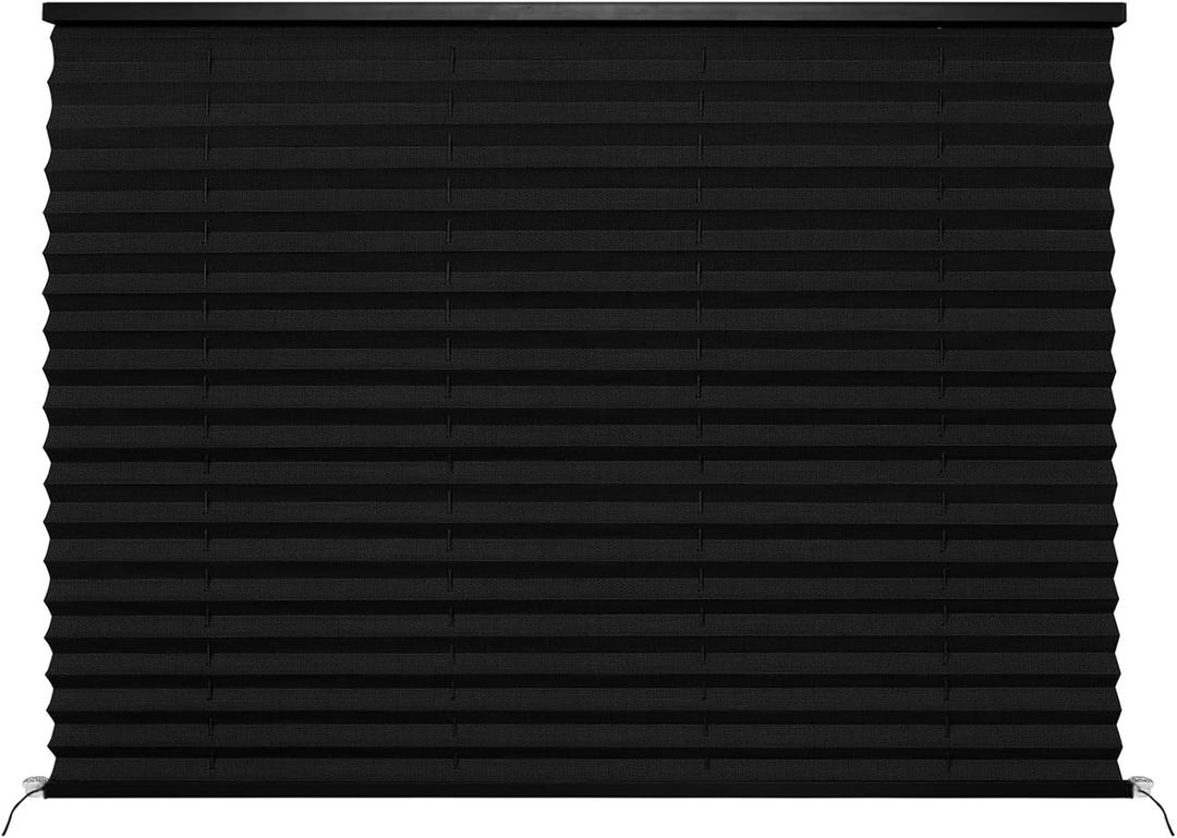 NOVINO RV Blinds Shades for Camper Window,RV Pleated Shades Camper Blinds for Travel Trailers Motorhome Motor Coach-44 W x 38" L