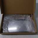 QWORK Stainless Steel Convex Mirror, Over Door Rectangular U-Bracket Rearview Mirror for Tractors, Forklifts, Trucks (1 Pack)