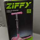 ZIFFY Light-Up Toddler Scooters for Kids 3-8, 3 Wheel Kids Scooter for Boy Girl 110lbs, 20 Dynamic LED Lights, 4 Adjustable Height Ride-on Kick Scooter, Lean-to-Steer Anti-Slip Wide Deck by JOVA (Purple)