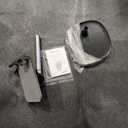 LISEN Cell Phone Stand Phone Holder for Desk Office Decor, Office Desk Accessories Gifts Women PC Gaming Essentials iPhone Stand Gadgets Men Fit OtterBox Case Switch iPad Air Tablet 4-10 in (BLACK)