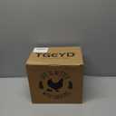 Tgeyd Chicken Waterer - Chicken Water Feeder with 4 Water Cups - Automatic Chicken Waterer No Waste - Poultry Waterer with 2 Gallon for Chickens Ducks and Goose