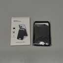 Mag-Safe Wallet Magnetic Wallet for Phone Lightweight Magnetic Phone Pouch Stand Adjustable Leather Mag-Safe Card Holder for iPhone 17/16/15/14/13/12 Series, Not for iPhone 13/12 Mini (Black)