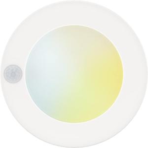 4 Inch Field Selectable 5CCT LED Motion Sensor Ceiling Light, 120V Wired Closet Light, 10 Watts, 600Lm, CRI80+, Non-dimmable, ETL Certified, Wet Location, Round/White, 1 Pack