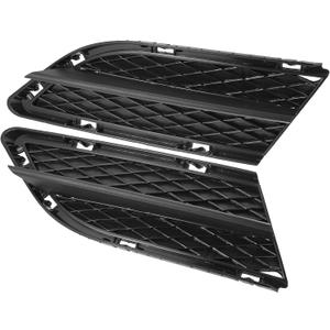 X AUTOHAUX 1 Pair 51117198901 51117198902 Left Right Side Car Front Bumper Exterior Lower Mesh Grill Fog Light Grille Black for BMW 328i 3.0L 2009 2010