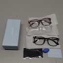 Gaoye Stylish Blue Light Glasses for Woman - Computer Glasses for Blue Light Blocking - Lightweight Frames - 3 pack (B9-black + Transparent + Violet Indigo)