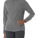 Amazon Essentials Women's Classic-Fit Full-Zip Polar Soft Fleece Jacket, Charcoal Heather, X-Small