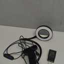 5X Magnifying Glass Desk Lamp with Clamp, 10 Brightness Levels, 3 Color Modes, 5V/2A Adapter Included  Clip Light for Reading, Crafting, Painting, Close Work (Black)