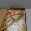 Wokceer Round Backdrop Stand 5FT Circle Balloon Arch Frame Circle Backdrop Stand Gold Round Arch for Wedding Birthday Party Bridal Shower Anniversary Event Ceremony Decoration