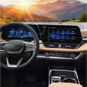 SXCY 2PCS for 2025 2026 Chevy Equinox [Gas] Anti-Glare Matte Screen Protector [GPS 11.3 In+Dash 11 In] for 2025 2026 Equinox Accessories Screen Protector 9H