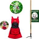 Grampa's Weeder + Grampa's Garden Apron - Bundle The Original Stand Up Weed Puller & Grampa's Garden Apron for The Easiest & Most Effective Weed Removal & Cleanup Combos