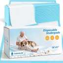 Puppy Pee Pads for Dogs 51"x36" 40 Count, Extra Large Dog Pee Pads, XXXXL Leak-Proof & Super Absorbent Dog Pee Pads, Thicken Disposable Potty Pads Puppy Training Pads for Cats Rabbits