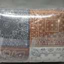 NEWLAKE Quilt Bedspread Sets-Color Block Pattern Reversible Coverlet Set,King Size