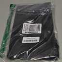 JUNDUN Fireproof Money Bag, 10.6"x6.7" Waterproof and Fireproof Cash Bag with Zipper Closure,Fireproof Safe Storage Pouch Envelope for Money,Cash and Passport,Black (Small)