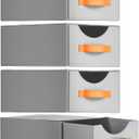 Large Stackable Storage Drawers,Closet Storage Drawers,Closet Organizers And Storage,Closet Bins,Collapsible Organizer For Bedroom, Living Room,4 Pack,Grey