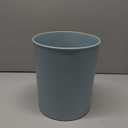 iDesign Franklin BPA-Free Plastic Round Waste Basket, Aqua