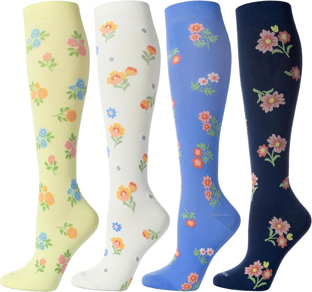2 x LEVSOX Compression Socks Women and Men, 20-30mmHg, Best for Nurses, Travel, Pregnancy