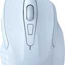 TECKNET Wired Mouse, 6-Button Corded with 4 Adjustable DPI, Optical Mouse with Ergonomic Design and 5FT Cord for Laptop, Chromebook, PC, Desktop, Mac, Notebook - LT.Blue