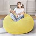 3FT Bean Bag Chair for Adults,3' Big Teardrop Beanbag with Filler