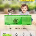 Motel Mouse Humane Mouse Traps No Kill Live Catch and Release 4 Pack - Reusable, Easy to Use & Clean, No Touch Release, Sensitive Includes Cleaning Brush, Instruction Manual & Video - Mousetrap Indoor