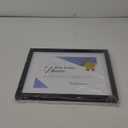 Melannco 15x12 Inch Black Matted Wood Certificate Frame- Displays One 8.5x11 Inch Document (15 Inch x 12 Inch, Black)