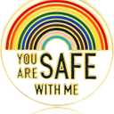 1/2/4/8/16/32 Pcs YOU ARE SAFE WITH ME Pin Enamel Lapel Pins LGBT Rainbow Pride Pin Nurse Doctor Student Ally Brooch Pin Badge Pin for Shirt Backpack Decorative Accessories Gift Bulk