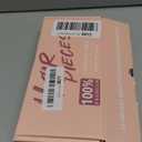 MY-LADY Human Hair Toppers for Women Real Human Hair with Bangs Thin 8.5 * 8.5CM Mono Base Clip in Remy Hairpieces Light Weight 12 Inch Dark Brown