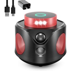 Mouse Repellent Ultrasonic Plug in, Mice Repellent Indoor Ultrasonic Pest Repeller 2025 Upgraded, 360 Ultrasonic Rodent Repellent with PIR Sensor & LED Strobe Light for Indoor