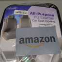 FH Group Universal Car Seat Covers Front Set High Back for SUV Truck Sedan Vans Zipper Designed Built-in Seatbelt - Washable Cloth Seat Cover Set High Back Front Protector Interior Upgrade - Beige