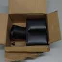 Dual Exhaust Tips 2.5 inch Inlet, Universal Stainless Steel Curved Exhaust Tips Square Dual Tip Car Exhaust Pipe Muffler Tail Throat Tail Pipe Modification Tip (Curved,Frosted Black)