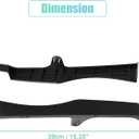 X AUTOHAUX Pair Front Lower Headlight Bumper Grille Filler Driver Passenger Side for Toyota Tacoma 2005-2011 5251204901 5251304901 Headlight Filler Trim