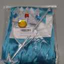 Girls Princess Costume One Shoulder Fancy Dress Gowns with Accessories for Halloween Cosplay