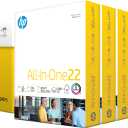 HP Papers | 8.5x 11 Paper | All-In-One 22 lb | 5 Ream Case - 2000 Sheets | 96 Bright| Made in USA - FSC Certified | 207000C (5 Ream | 2000 Sheets)