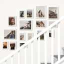 Heimlove 8x10 Picture Frame Set of 5,Photo Frames Display Pictures 8"x10",White Picture Frames 8x10 Wall Gallery Collage Wall Mount or Tabletop Display for Certificate Document