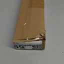 9.5 Large Acrylic Straw Holder for Cabinet Door - Reusable Tumbler Straw Organizer Storage, Small Kitchen Accessories Container, Ultra Sticky Cupboard Door Mounted (Transparent)